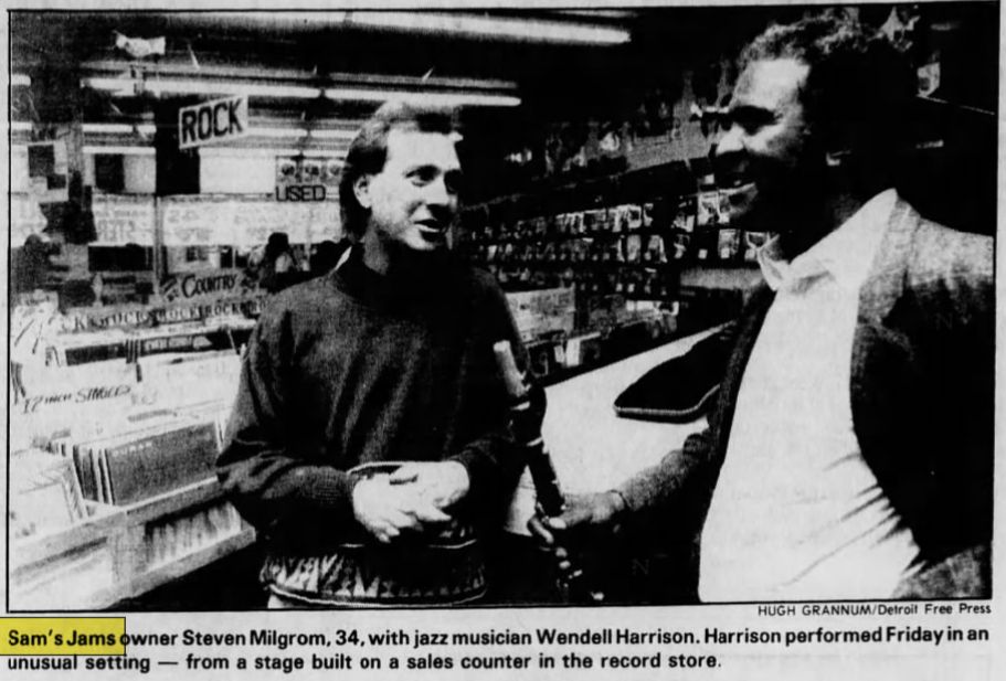 Sams Jams - May 1987 News Photo
